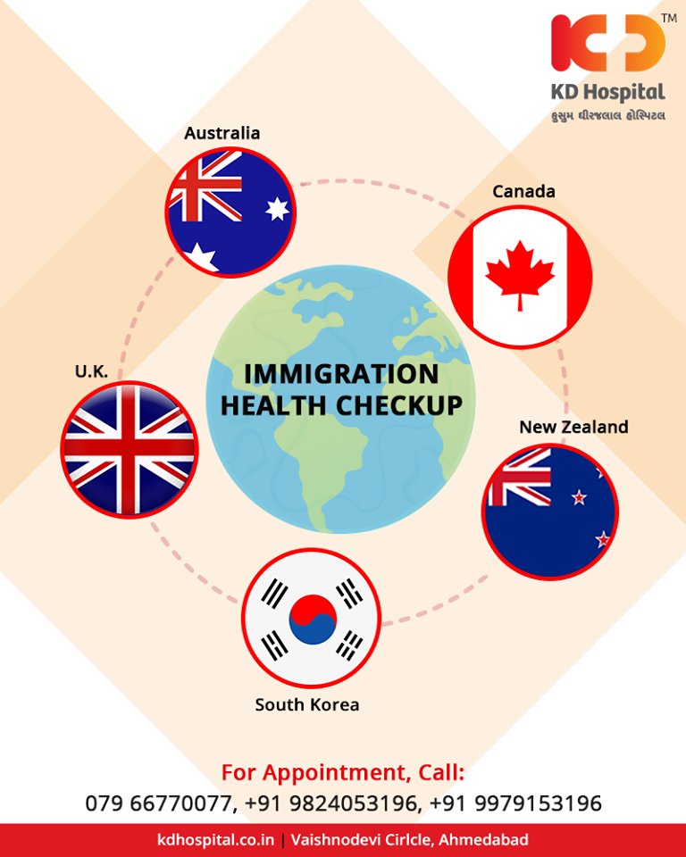 Get yourself checked before you immigrate! 

#ImmigrationHealthCheckUp #KDHospital #GoodHealth #Ahmedabad #Gujarat #India https://t.co/Al2vLV5vQS