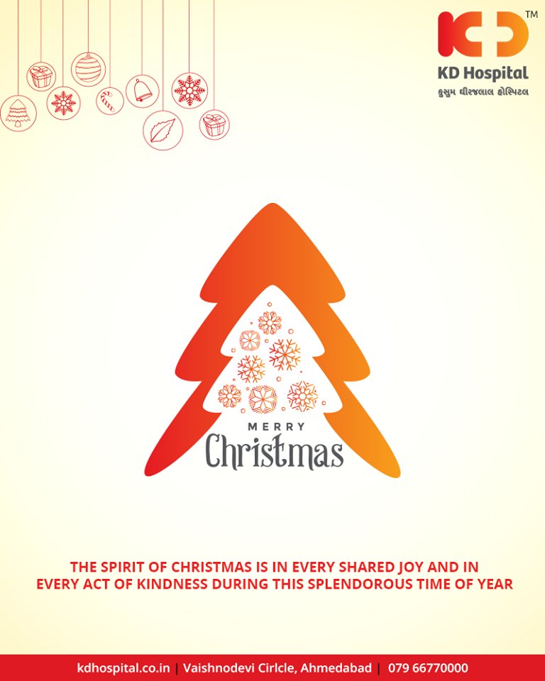 The spirit of Christmas is in every shared joy and in every act of kindness during this splendorous time of the year. Merry Christmas.

#Christmas #MerryChristmas #Christmas2018 #Celebration #KDHospital #GoodHealth #Ahmedabad #Gujarat #India https://t.co/KIW6QpnLcu