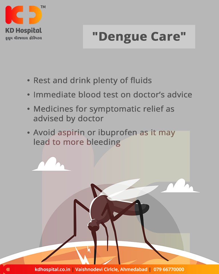 Few tips from the experts for Dengue Care!

#DengueFever #KDHospital #GoodHealth #Ahmedabad #Gujarat #India https://t.co/Omn7ETEkhw