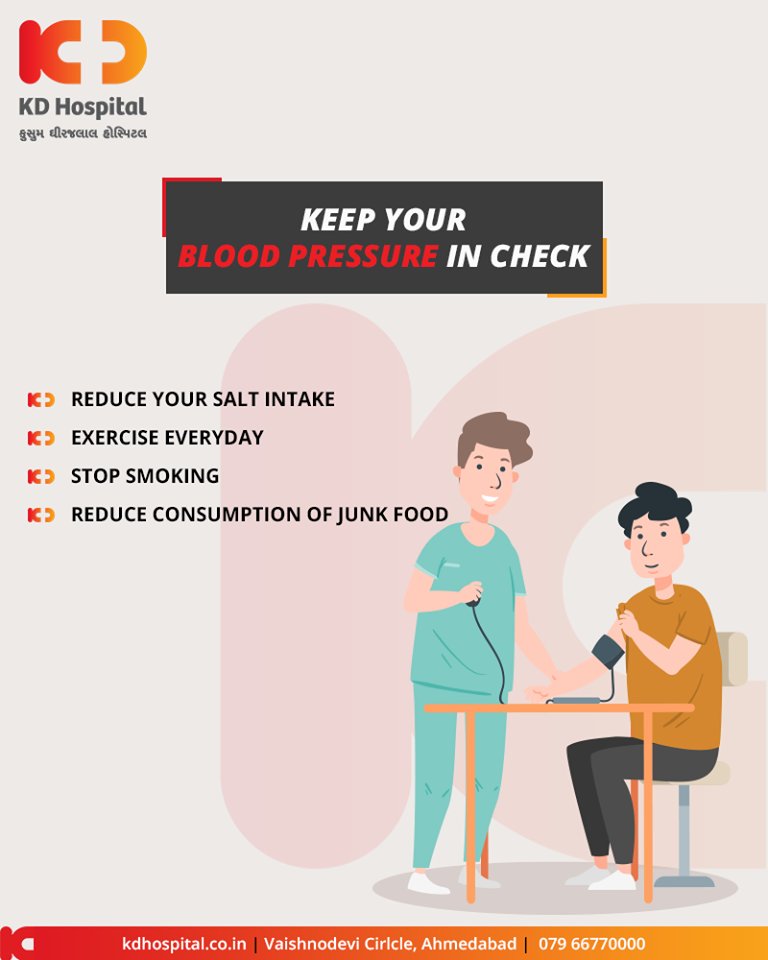 Prevention is always better than cure. Keep your blood pressure in check in order to avoid chronic kidney disorders!

#KidneyHealth #Lithotripsy #KDHospital #GoodHealth #Ahmedabad #Gujarat #India https://t.co/h1NnN7wsPO